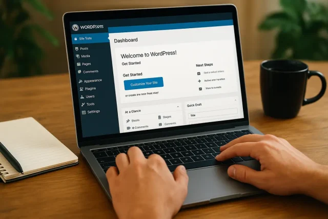 Interfața de administrare WordPress